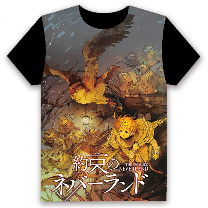 The Promised Neverland Emma 3D Print T-Shirt The Promised Neverland Emma 3D Print T-Shirt