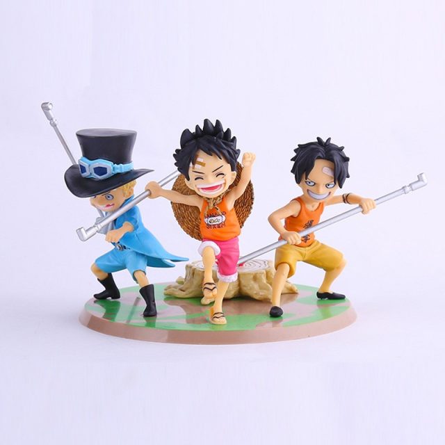 One Piece Luffy, Ace And Sabo Collectible Figure