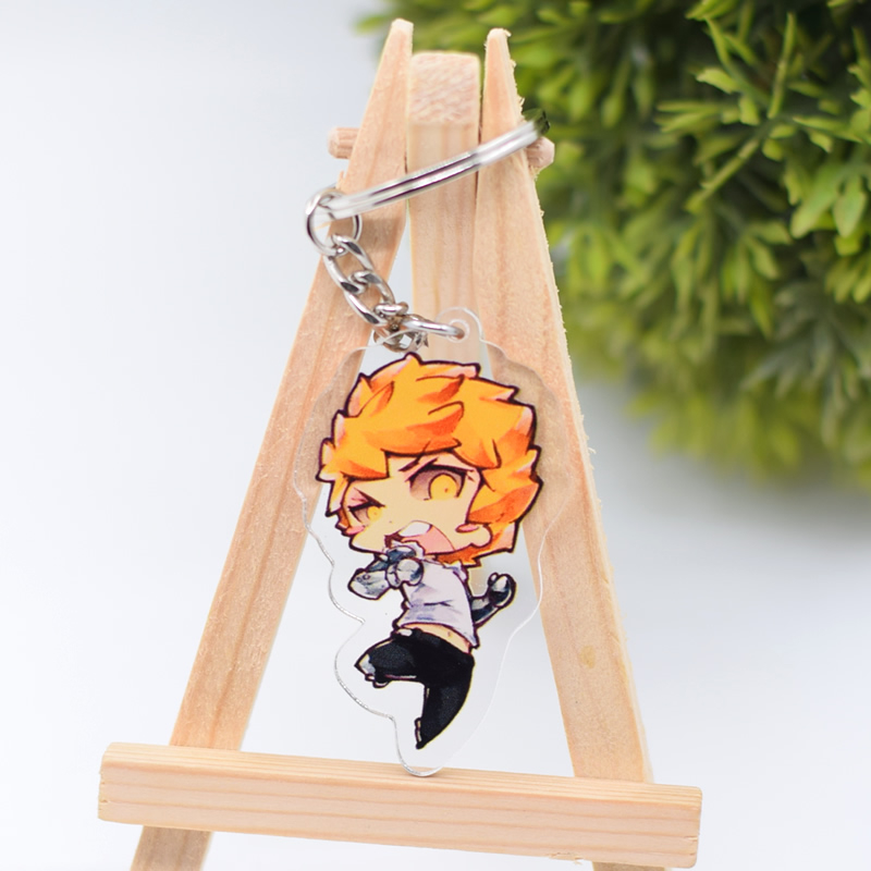 One Punch Man Keychain Cute Double Sided Saitama Key Chain One Punch Man Keychain Cute Double Sided Saitama Key Chain
