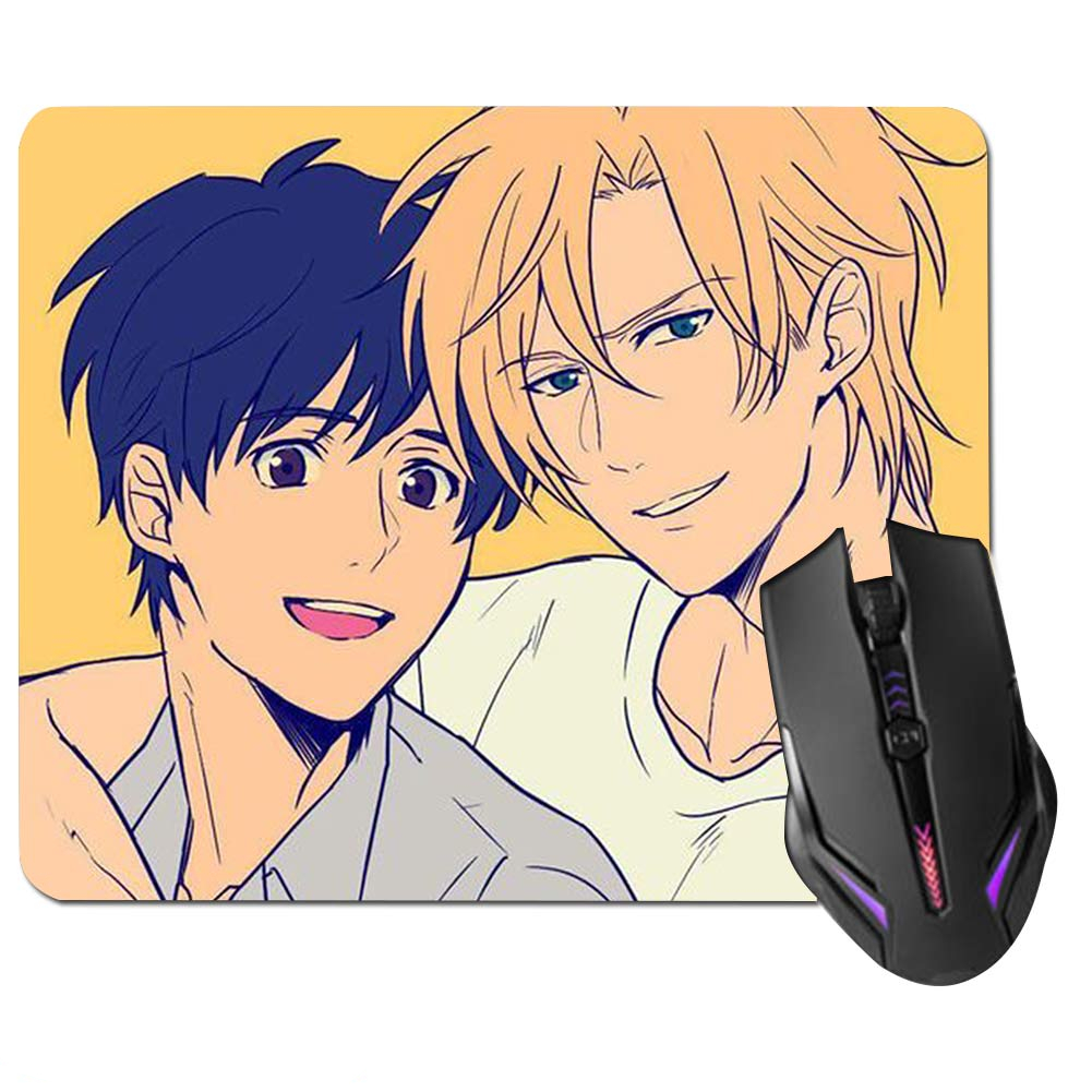 Banana Fish Ash Lynx And Eiji Okumura Printed Mousepad (Copy) Banana Fish Ash Lynx And Eiji Okumura Printed Mousepad (Copy)