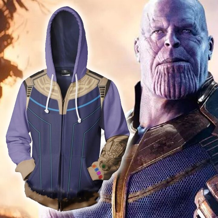 Marvel Avengers Thanos Cosplay Hoodie (Copy) Marvel Avengers Thanos Cosplay Hoodie (Copy)