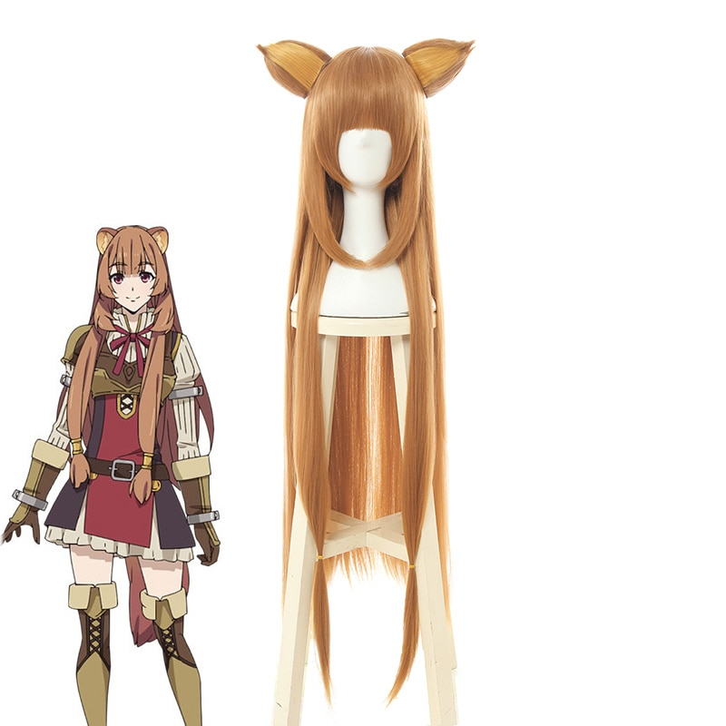 ROLECOS Anime Tate no Yuusha no Nariagari Cosplay Hair Raphtalia Cosplay Long Hair The Rising of the Shield Hero Women Headwear ROLECOS Anime Tate no Yuusha no Nariagari Cosplay Hair Raphtalia Cosplay Long Hair The Rising of the Shield Hero Women Headwear