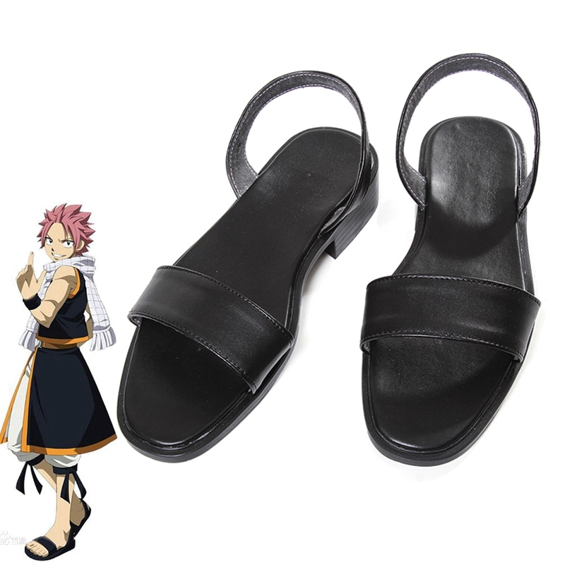ROLECOS New Arrival Classic Anime Fairy Tail Cosplay Shoes Etherious Natsu Dragneel Black Men Women Cosplay ROLECOS New Arrival Classic Anime Fairy Tail Cosplay Shoes Etherious Natsu Dragneel Black Men Women Cosplay