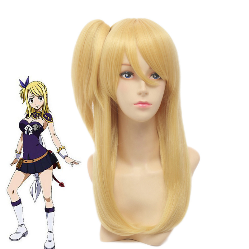 ROLECOS Lucy Heartfilia Cosplay Hair Anime Fairy Tail Cosplay Headwear Women Long Gold Hair Girl Synthetic Hair ROLECOS Lucy Heartfilia Cosplay Hair Anime Fairy Tail Cosplay Headwear Women Long Gold Hair Girl Synthetic Hair