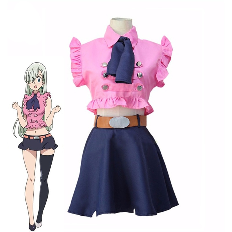 Seven Deadly Sins Elizabeth Liones Cosplay Costume Seven Deadly Sins Elizabeth Liones Cosplay Costume