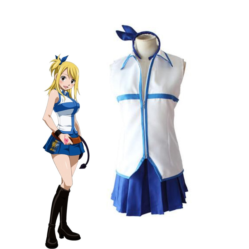 ROLECOS Anime Fairy Tail Lucy Heartfilia Cosplay Costume Girl Princess Cosplay Dress Fancy Women Lucy Cos Uniform Costume ROLECOS Anime Fairy Tail Lucy Heartfilia Cosplay Costume Girl Princess Cosplay Dress Fancy Women Lucy Cos Uniform Costume