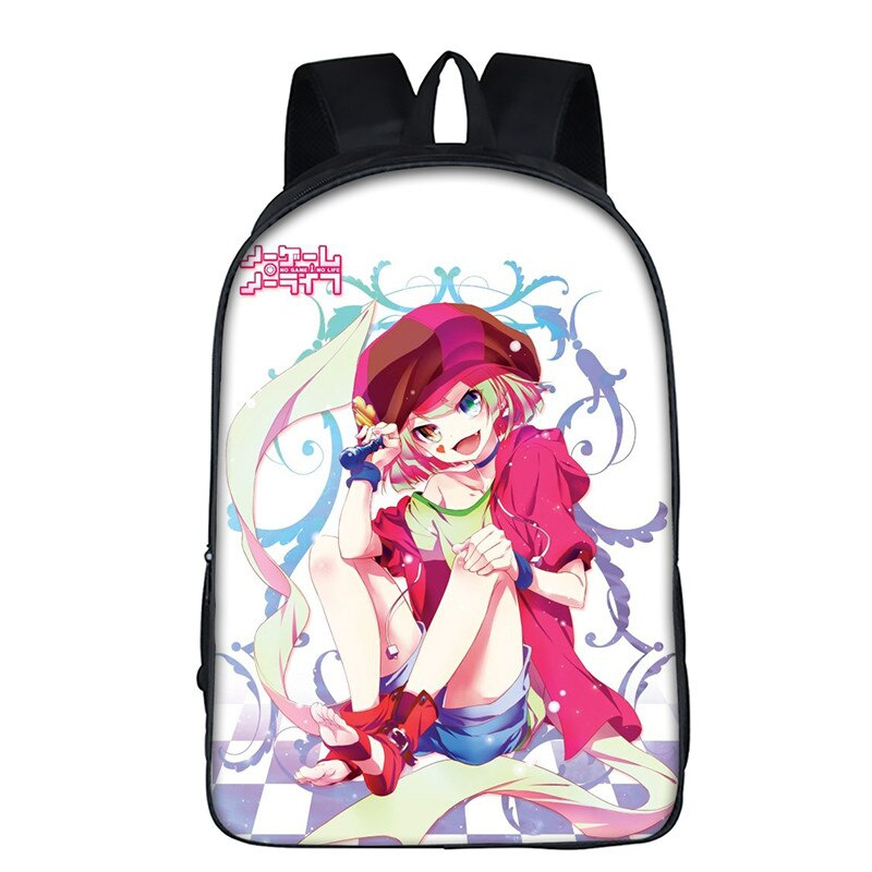 No Game No Life 3D Print Backpack No Game No Life 3D Print Backpack
