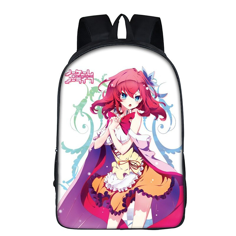 No Game No Life 3D Print Backpack No Game No Life 3D Print Backpack
