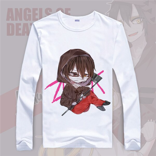 Angels of Death Cute Isaac Foster Long Sleeve T-Shirt Angels of Death Cute Isaac Foster Long Sleeve T-Shirt
