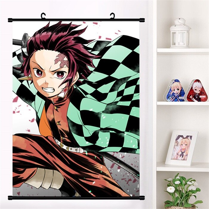 Demon Slayer: Kimetsu no Yaiba Kamado Tanjiro Wall Scroll Poster Demon Slayer: Kimetsu no Yaiba Kamado Tanjiro Wall Scroll Poster