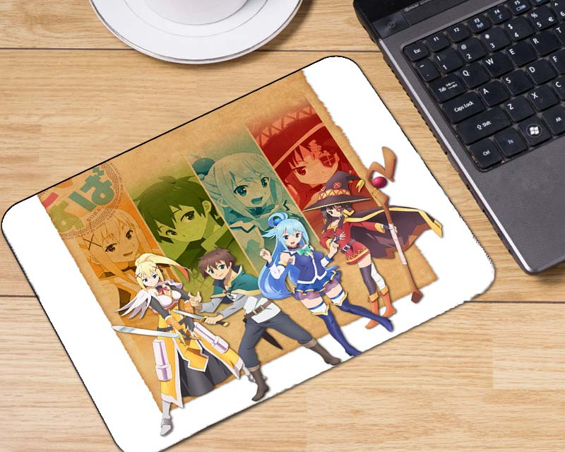 Yuzuoan Big promotion Russia New Japan Anime Konosuba Megumin Durable Rubber Mouse Mat Pad Gaming Mousepad Size for 180*220*2MM Yuzuoan Big promotion Russia New Japan Anime Konosuba Megumin Durable Rubber Mouse Mat Pad Gaming Mousepad Size for 180*220*2MM