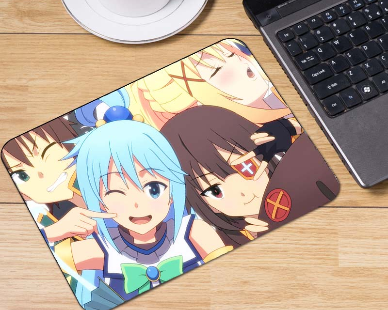 Yuzuoan Big promotion Russia New Japan Anime Konosuba Megumin Durable Rubber Mouse Mat Pad Gaming Mousepad Size for 180*220*2MM Yuzuoan Big promotion Russia New Japan Anime Konosuba Megumin Durable Rubber Mouse Mat Pad Gaming Mousepad Size for 180*220*2MM