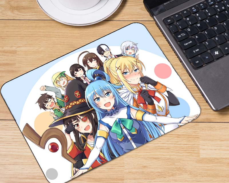 Yuzuoan Big promotion Russia New Japan Anime Konosuba Megumin Durable Rubber Mouse Mat Pad Gaming Mousepad Size for 180*220*2MM Yuzuoan Big promotion Russia New Japan Anime Konosuba Megumin Durable Rubber Mouse Mat Pad Gaming Mousepad Size for 180*220*2MM