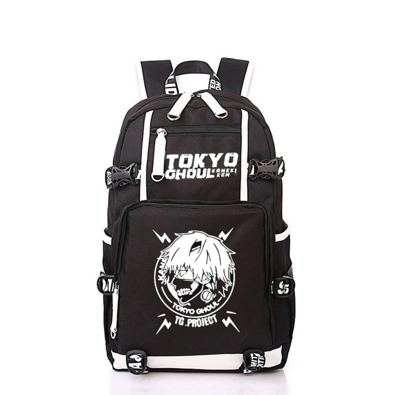 Tokyo Ghoul Kaneki Ken Printed Backpack Tokyo Ghoul Kaneki Ken Printed Backpack