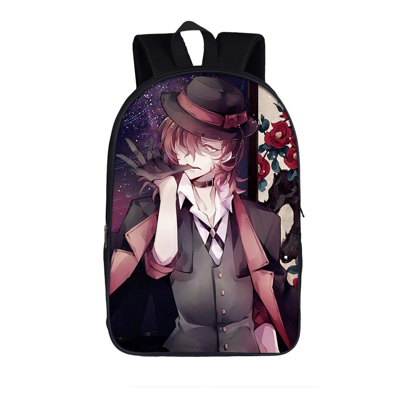 Bungou Stray Dogs Chuya Nakahara Print Backpack Bungou Stray Dogs Chuya Nakahara Print Backpack