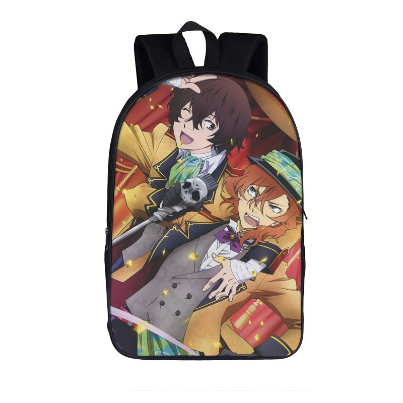 Bungou Stray Dogs Chuya Nakahara and Osamu Dazai Backpack Bungou Stray Dogs Chuya Nakahara and Osamu Dazai Backpack