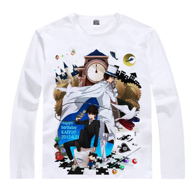 Detective Conan Kaito Long Sleeve T-Shirt Detective Conan Kaito Long Sleeve T-Shirt