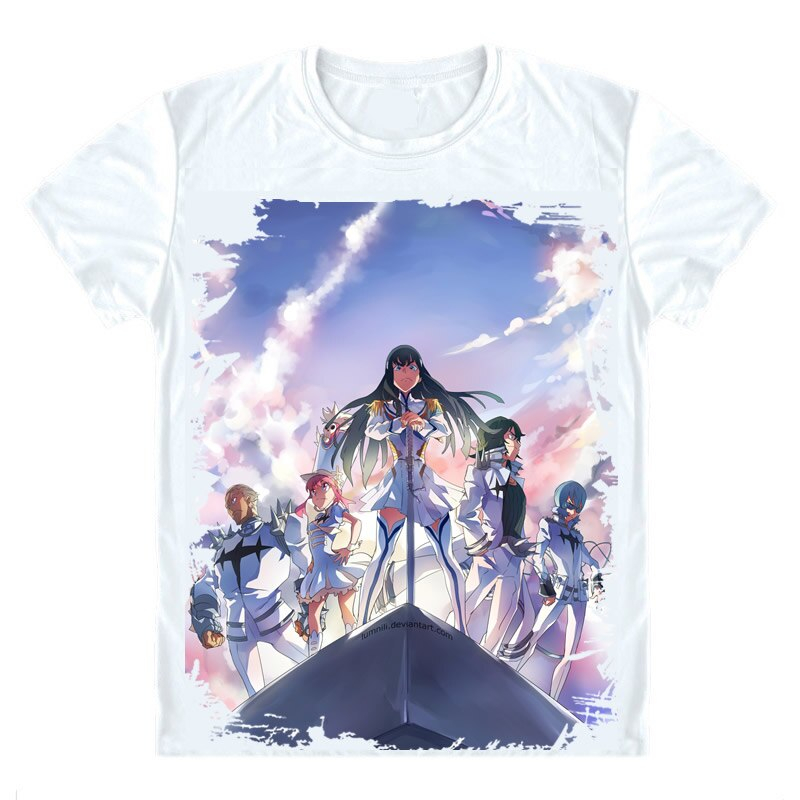 Kill la Kill Chracters Print T-Shirt Kill la Kill Chracters Print T-Shirt