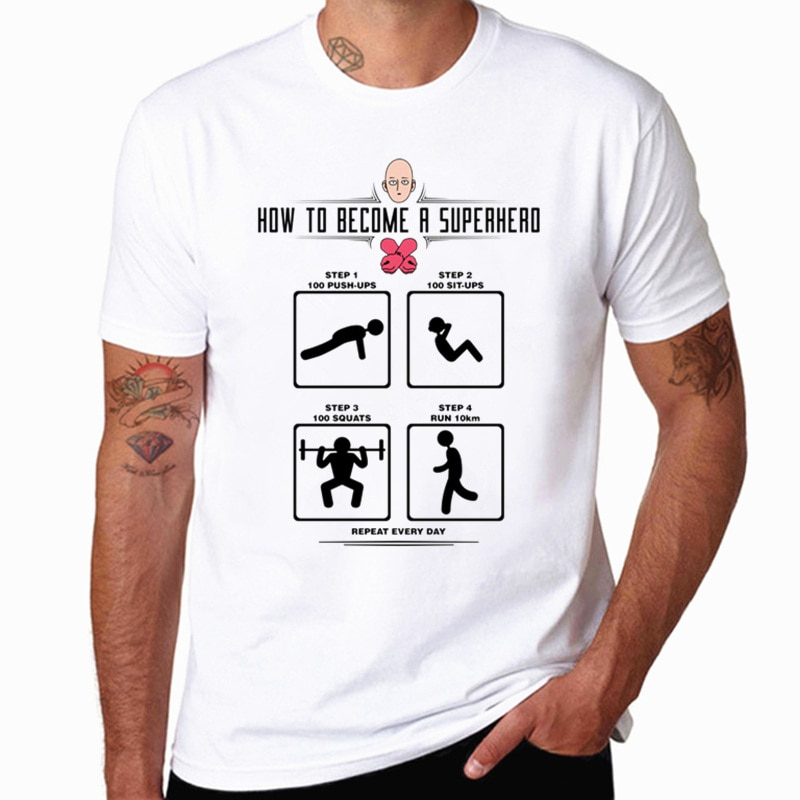 One Punch Man To Become a Superhero T-Shirt One Punch Man To Become a Superhero T-Shirt