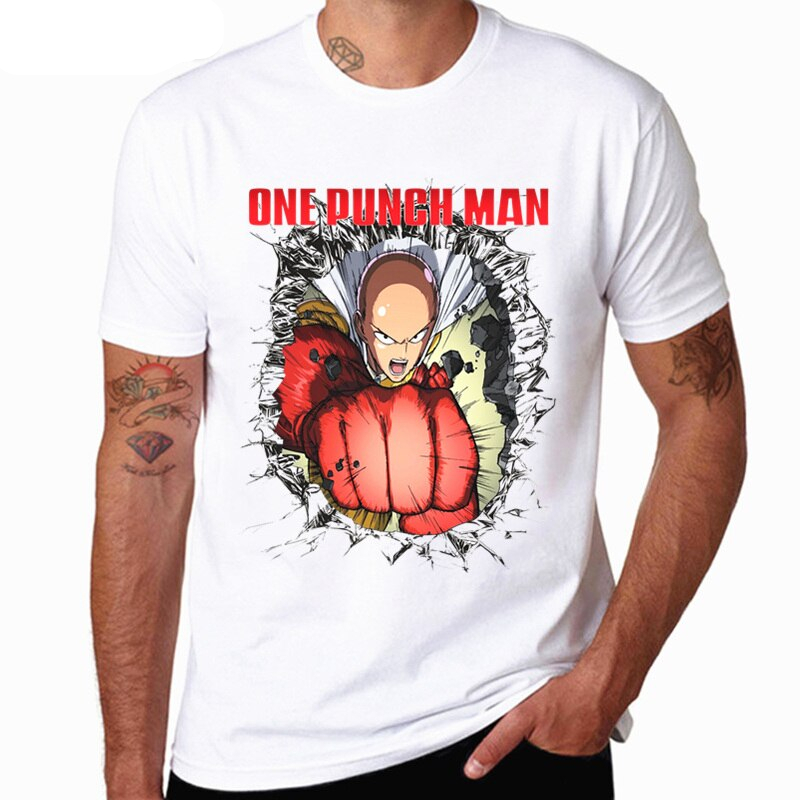 One Punch Man Hero Saitama Casual T-Shirt One Punch Man Hero Saitama Casual T-Shirt