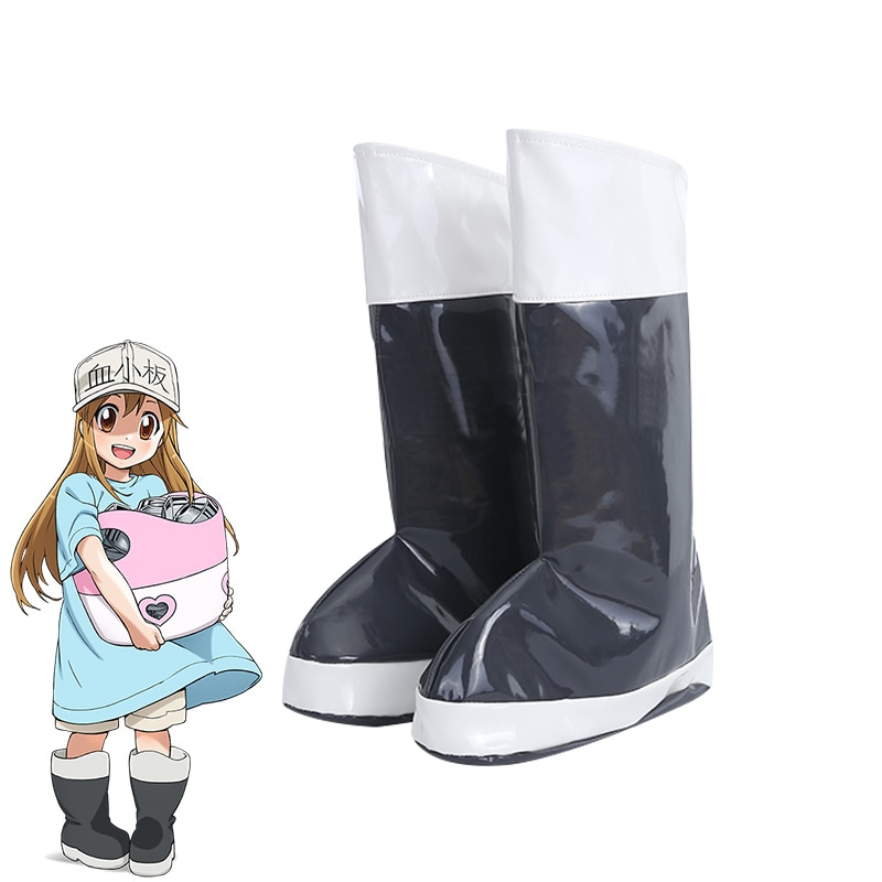 ROLECOS Anime Cells at Work Cosplay Shoes Cover Platelet Boots Hataraku Saibou Cosplay Boots Women Shoes Men Shoes for Girl ROLECOS Anime Cells at Work Cosplay Shoes Cover Platelet Boots Hataraku Saibou Cosplay Boots Women Shoes Men Shoes for Girl