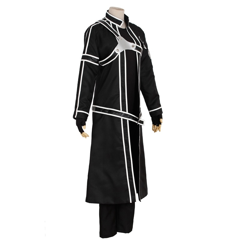 Sword Art Online Kazuto Kirigaya Kirito Cosplay Costume Full Set Sword Art Online Kazuto Kirigaya Kirito Cosplay Costume Full Set