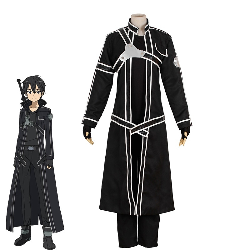ROLECOS Sword Art Online Cosplay Costume Kazuto Kirigaya Anime Cosplay Costume Game Costume Men Alicization Halloween Full Set ROLECOS Sword Art Online Cosplay Costume Kazuto Kirigaya Anime Cosplay Costume Game Costume Men Alicization Halloween Full Set