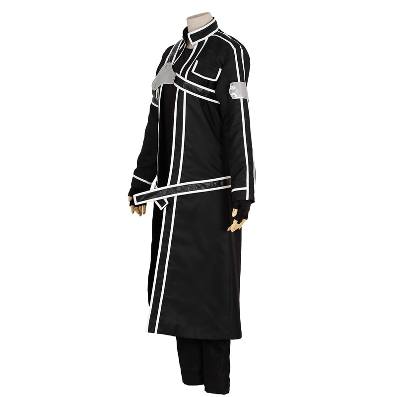 Sword Art Online Kazuto Kirigaya Kirito Cosplay Costume Full Set Sword Art Online Kazuto Kirigaya Kirito Cosplay Costume Full Set