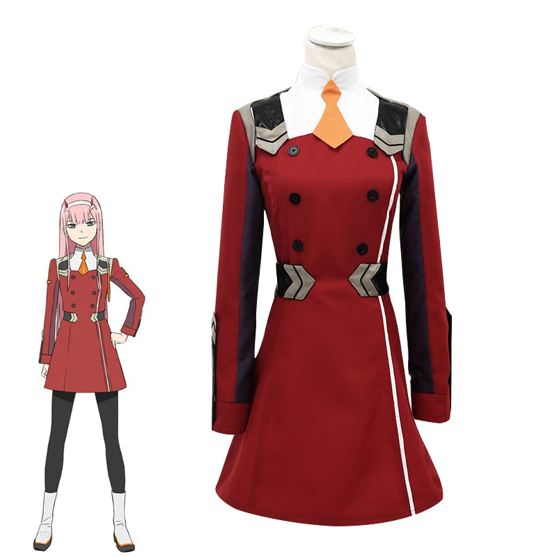ROLECOS DARLING in the FRANXX Anime Cosplay Costume 02 Cosplay Zero Two Brand Women Costume Full Sets ROLECOS DARLING in the FRANXX Anime Cosplay Costume 02 Cosplay Zero Two Brand Women Costume Full Sets