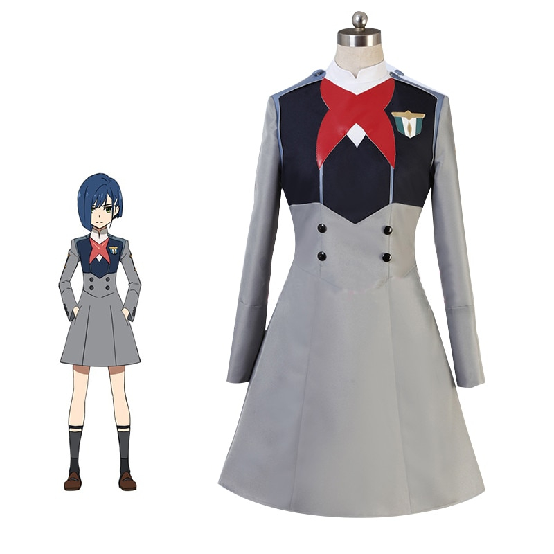 ROLECOS DARLING in the FRANXX Anime Cosplay ICHIGO Costume MIKU Cosplay KOKORO Brand Women Costume Full Sets With Socks ROLECOS DARLING in the FRANXX Anime Cosplay ICHIGO Costume MIKU Cosplay KOKORO Brand Women Costume Full Sets With Socks