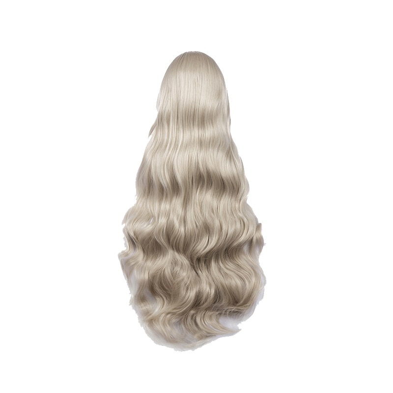 DARLING in the FRANXX Kokoro 556 Curly Gray Long Heat Resistant Cosplay Wig DARLING in the FRANXX Kokoro 556 Curly Gray Long Heat Resistant Cosplay Wig