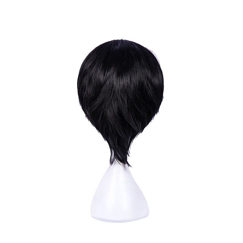 DARLING in the FRANXX Hiro Heat Resistant Black Short Cosplay Wig DARLING in the FRANXX Hiro Heat Resistant Black Short Cosplay Wig