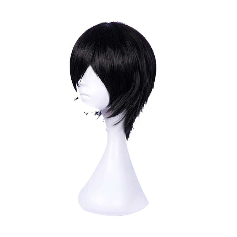 DARLING in the FRANXX Hiro Heat Resistant Black Short Cosplay Wig DARLING in the FRANXX Hiro Heat Resistant Black Short Cosplay Wig