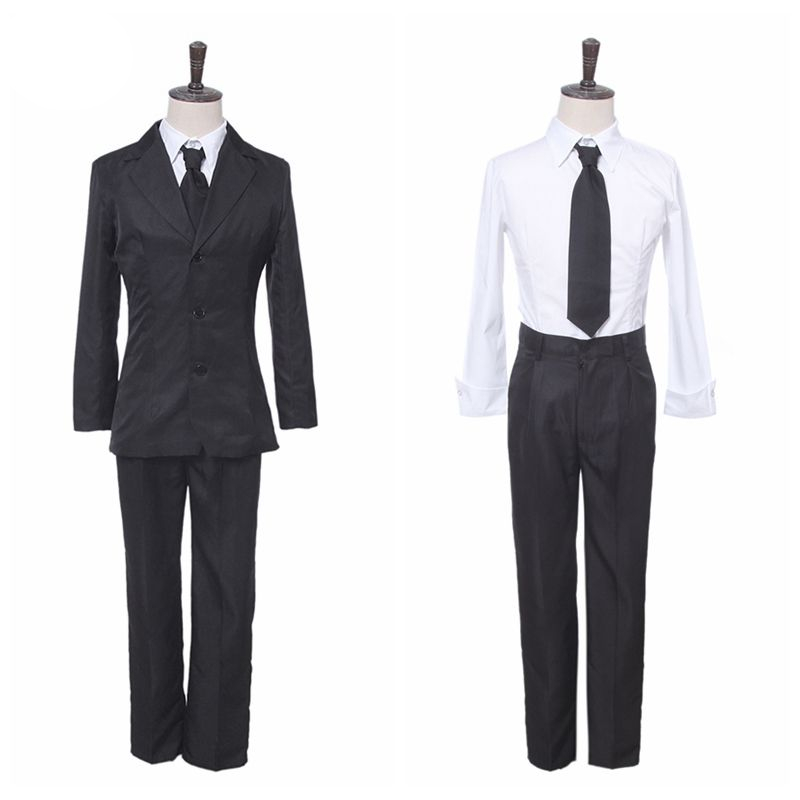 Bungou Stray Dogs Dazai Osamu Black Cosplay Costume Bungou Stray Dogs Dazai Osamu Black Cosplay Costume