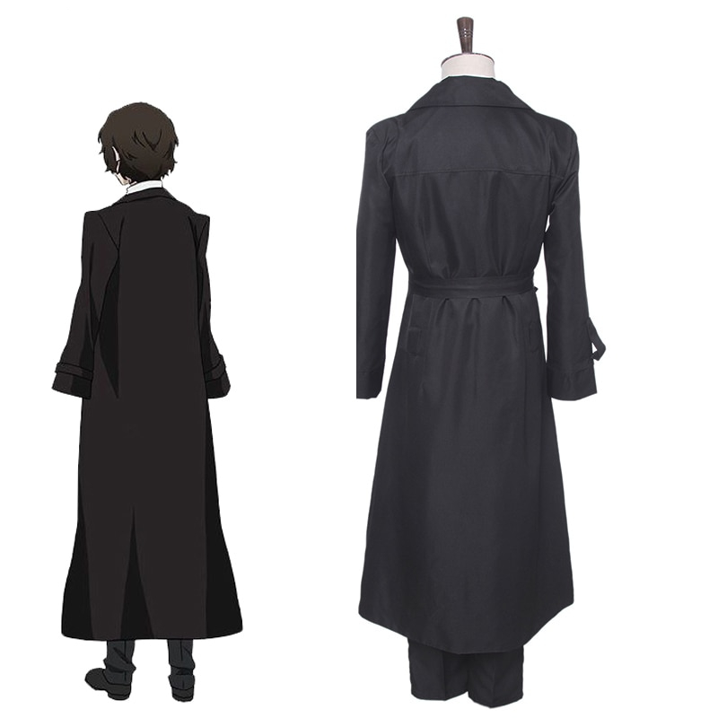 Bungou Stray Dogs Dazai Osamu Black Cosplay Costume Bungou Stray Dogs Dazai Osamu Black Cosplay Costume