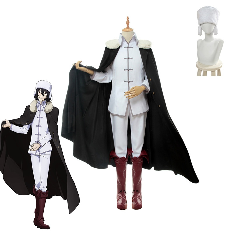 Bungou Stray Dogs Fyodor Dostoevsky Cloack Cosplay Costume Bungou Stray Dogs Fyodor Dostoevsky Cloack Cosplay Costume