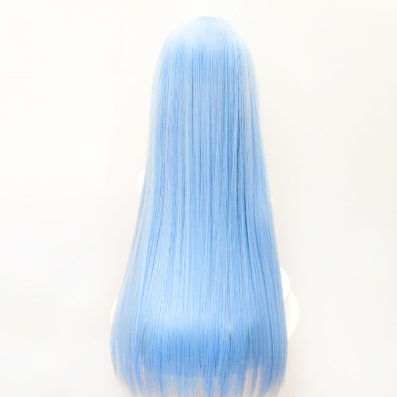 HSIU That Time I Got Reincarnated as a Slime Cosplay Wig Rimuru Tempest Long Blue Synthetic Hair Tensei shitara Slime Datta Ken HSIU That Time I Got Reincarnated as a Slime Cosplay Wig Rimuru Tempest Long Blue Synthetic Hair Tensei shitara Slime Datta Ken
