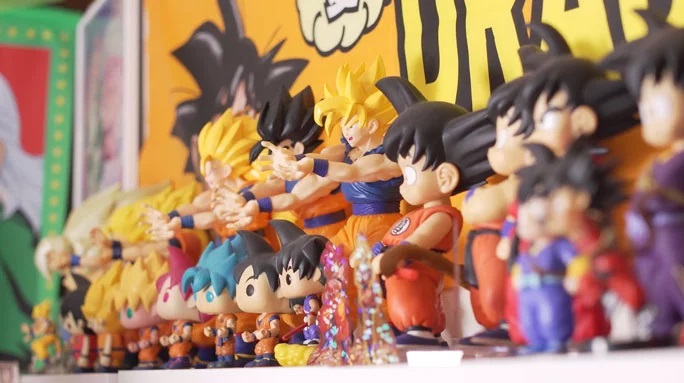 Dragon Ball Super Fan Amasses Largest Merch Collection to Meet Goku Voice Actress