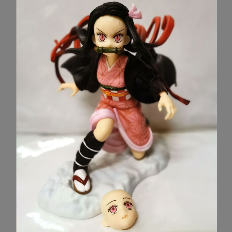 15cm Anime Figurine Demon Slayer Kimetsu no Yaiba Kamado Nezuko Figure PVC Model toys Japan Comic character Change face Nezuko 15cm Anime Figurine Demon Slayer Kimetsu no Yaiba Kamado Nezuko Figure PVC Model toys Japan Comic character Change face Nezuko