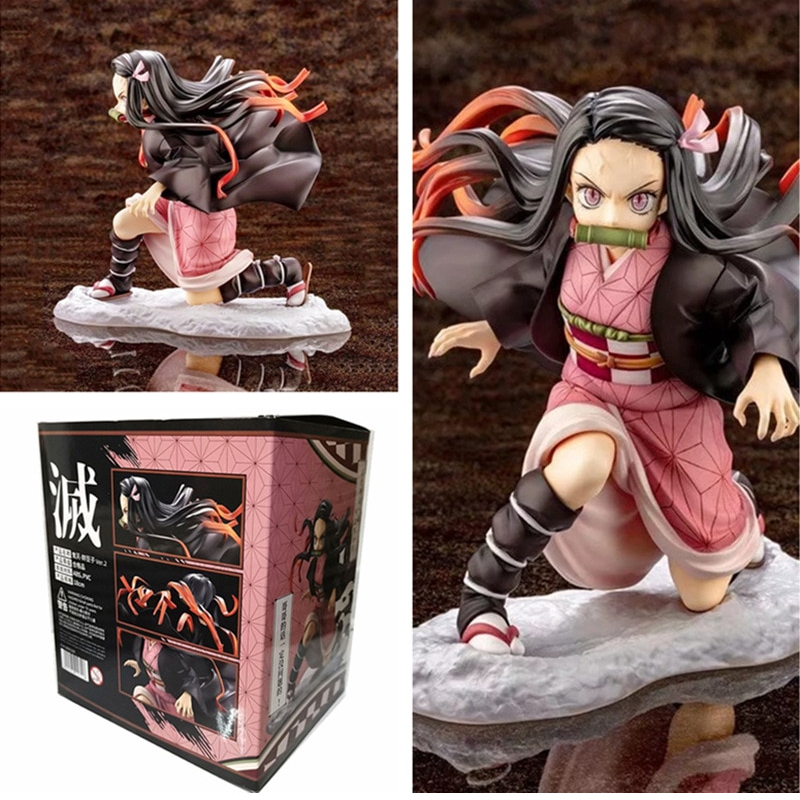 15cm Anime Figurine Demon Slayer Kimetsu no Yaiba Kamado Nezuko Figure PVC Model toys Japan Comic character Change face Nezuko 15cm Anime Figurine Demon Slayer Kimetsu no Yaiba Kamado Nezuko Figure PVC Model toys Japan Comic character Change face Nezuko
